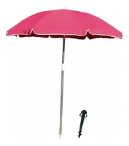 Comprar Sombrilla Playa Aluminio Nahuel 2mt Diametro + Soporte Arena