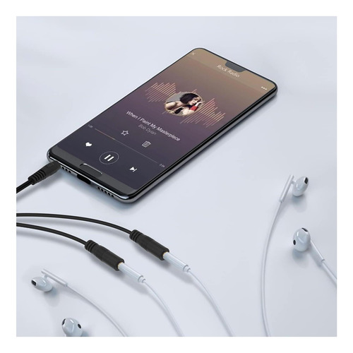 Divisor De Auriculares Duttek, Cable De Divisor Estéreo De Y