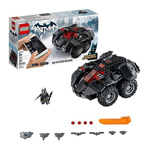 Lego Superheroes Appcontrolled Batmobile Building Kit 321 Pi