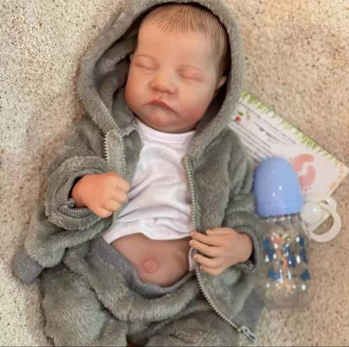 Bebé Reborn Original Vinilo Cuerpo Completo Boy Kerry Doll