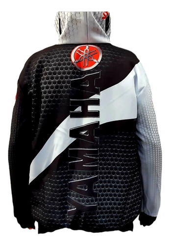 Campera Yamaha Moto Bike Enduro Cross Carbono