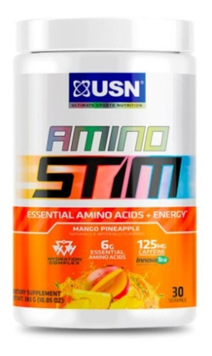 Amino Stim - 30 Servicios - Mango Pineapple - Usn