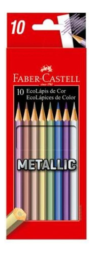 Lapices De Colores Faber Metallic X10. Serviciopapelero
