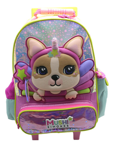 Mochila Con Carro 16 Pulgadas Simones Sofia 495 Mundo Manias