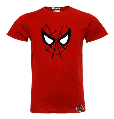 Poleras Para Hombre Avengers Spiderman Rostro! 100% Algodón!
