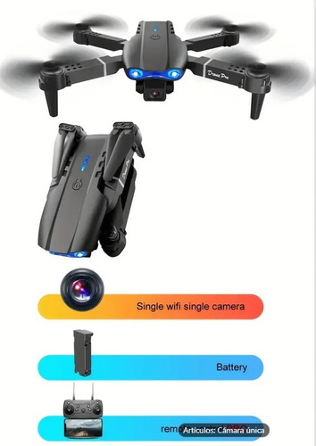  Drone Con Cámara E99 Drone Quadcopter Rc Plegable Wiffi