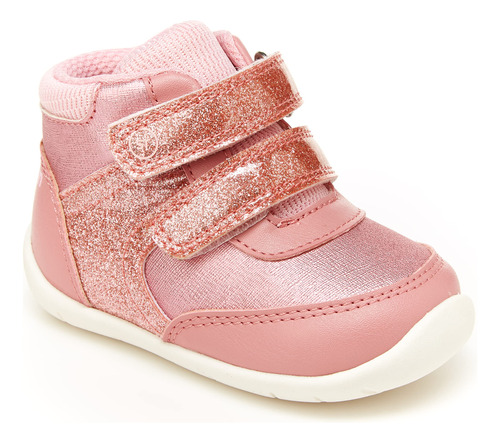 Mid-tier Zapatos Unisex Bennett First Walker Para Ninos, Ros