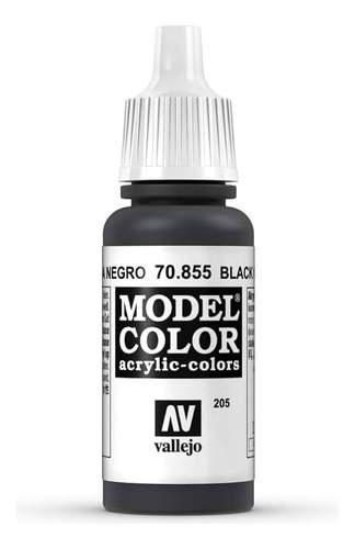 Vallejo 70855 Patina Negro Glaze Color Para Plastimodelismo