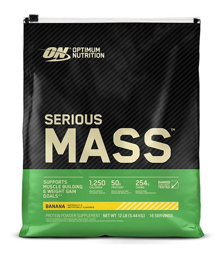 Serious Mass 12 Lb - Optimum Nutrition + Envío Gratis