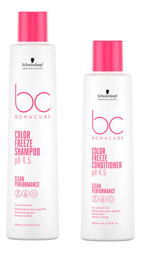 Shampoo + Acondicionador Schwarzkopf Color Freeze Bonacure