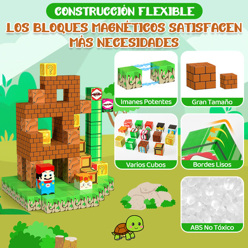 Bloques De Construcción Magnéticos De Construye Mi Mundo Versión Del Personaje Estilo B