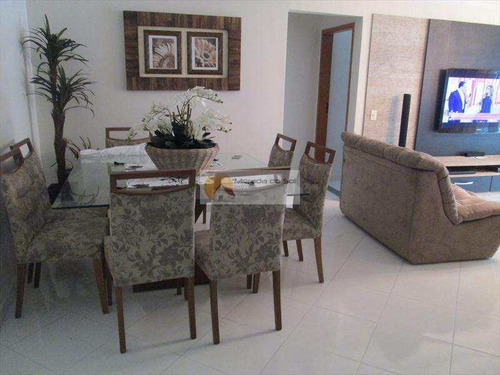Imagem 3 de 30 de Apartamento Vista Mar Três Dormitórios À Vendas,praia Grande - V3118