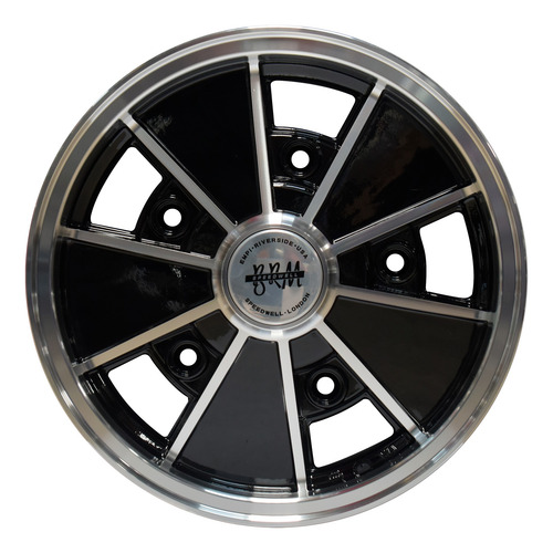 Empi Rines Brm Negro Brillante 15x5 Ancho 5/205 Vocho 2 Piez