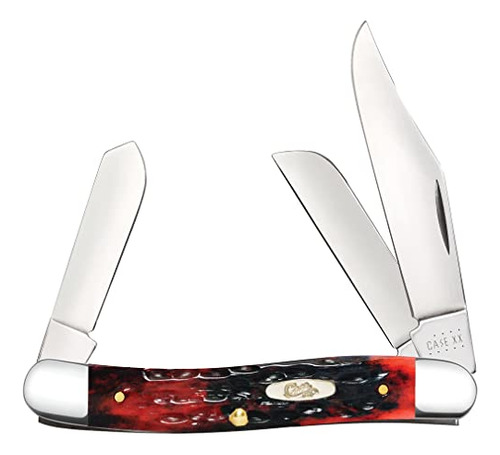 Xx Wr Pocket Knife Stockman Crimson Jig Bone Item #2282...