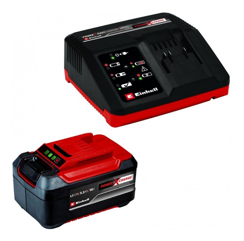 Combo Starter Kit Einhell Bateria + Cargador Rapido 18v 5,2a