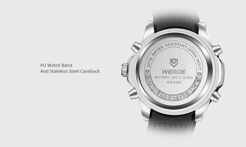 Relógio Weide Digital Analógico Original Luxo Promoção