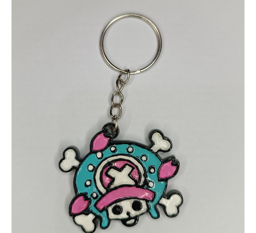 Llavero Tony Chopper Calavera One Piece Impresión  3d