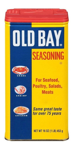 Old Bay Shaker Botella Condimentos De Mariscos, 1 Lb / 453 G