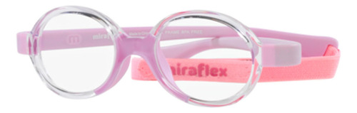 Óculos De Grau Infantil Miraflex Mf4008 L132-40 Cor Cristal Tamanho 40