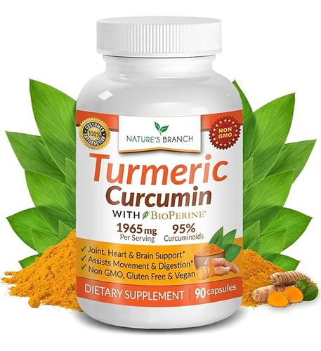 Nature's Branch Curcumina De Cúrcuma 90und Salud Articular