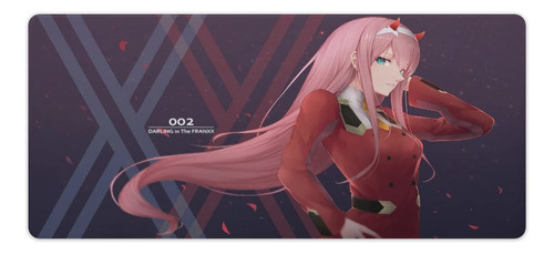 Darling In The Franxx Anime Mouse Pad Desk Royal Blue