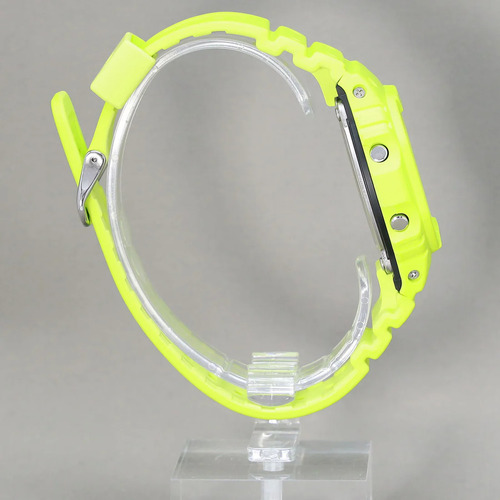 Reloj Unisex Casio Dw-5600ep-9dr G-shock Correa Verde Bisel Verde Fondo Negro Illuminator 200 Metros Alarma Crono
