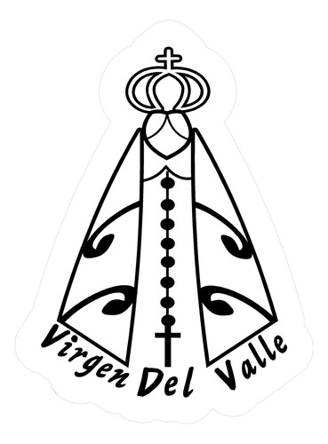 Calcomanias Virgen Del Valle