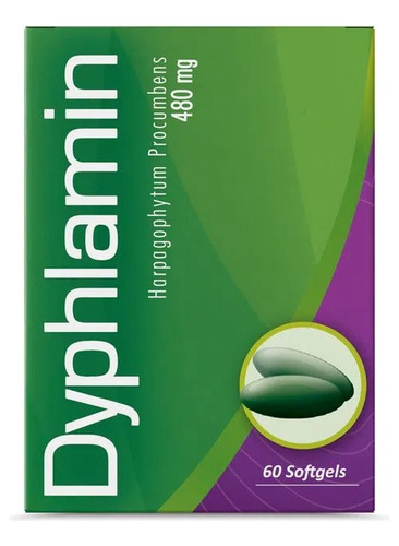 Harpagofito Dyphlamin 480 Mg - 60 Softgels Healthy America 