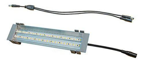 Barra De Luz Led 8 Enlaceable Para Jaulas Criadoras De Aves