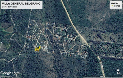 Vendo Lotes En Villa General Belgrano, Calamuchita, Córdoba
