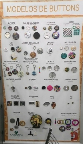 Botton Alfinete (800 Unidades) 38mm Promoção