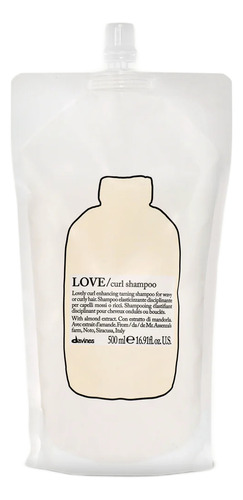 Davines Love Curl Shampoo Refill Cabello Ondulado Rizado 500