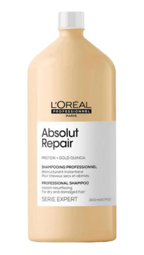 Shampoo Para Cabello Muy Dañado Loreal Absolut Repair 1500ml