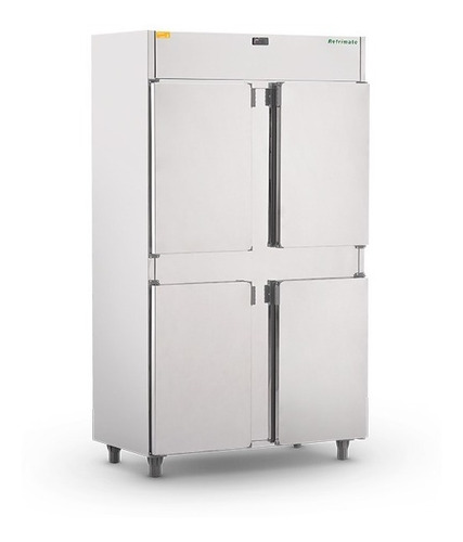 Geladeira Comercial 4 Portas Inox Mini Câmara Plus Refrimate