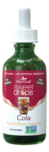 Sweetleaf Stevia Sweet Drops Cola - Edulcorante Liquido De G
