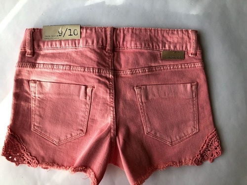 Short De Niña Rosado Zara