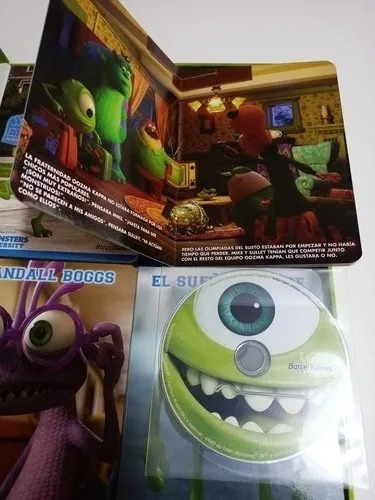 Cuentos Monstruosos Monsters University 8 Vol. Dvd Disney