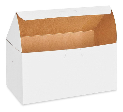 Cajas Para Pasteles - 20x10x10 Cm, Blancas - 250/paq - Uline