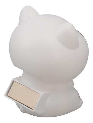 Gato De La Suerte Solar Que Agita La Mano Deco Feng Shui Con