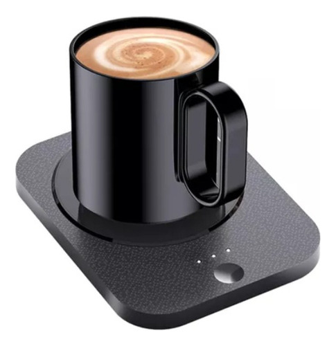 Taza Con Calentador Automática Temperatura + Carga Usb 2en1 