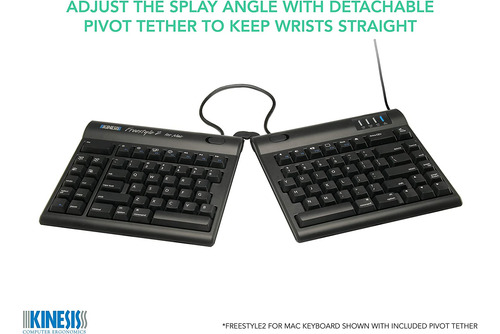 Teclado Ergonómico Separado Para Apple Mac | Kinesis Free...