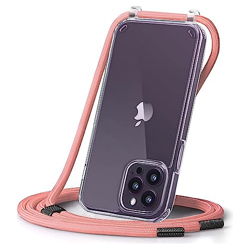 Funda Para iPhone 14 Pro 6.1 Pulgada Rosa Duro Pc-02