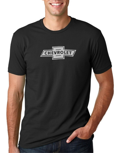 Remera Chevrolet Logo Retro 100% Algodón Calidad