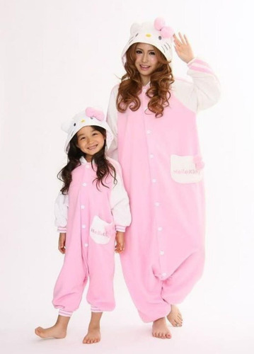 Pijama Enterizo Infantil Ultra Soft Súper Calentitos Kawaii