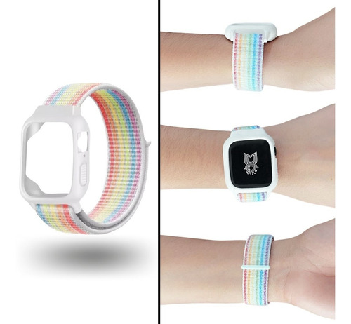 Correa + Case Protector Para Apple Watch, Pride, Orgullo