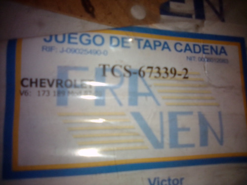 Empacadura Tapa Cadena Tcs-67339-2 /chevrolet V6 - 173/189