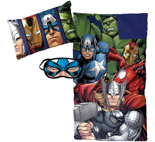 Marvel Avengers Monta 3 Piezas De Peluche Para Dormir
