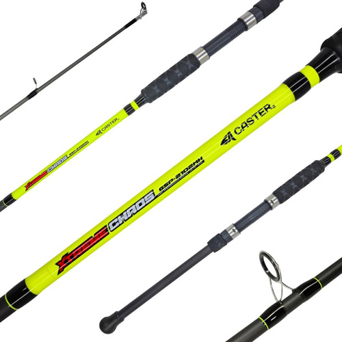 Caña Pescar Caster Xtreme Chaos 2.10m Variada Rio 30lbs180gr