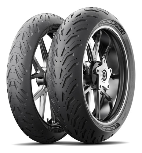 Par Pneu 110/80 Zr19 + 160/60 Zr17 Road6 Michelin
