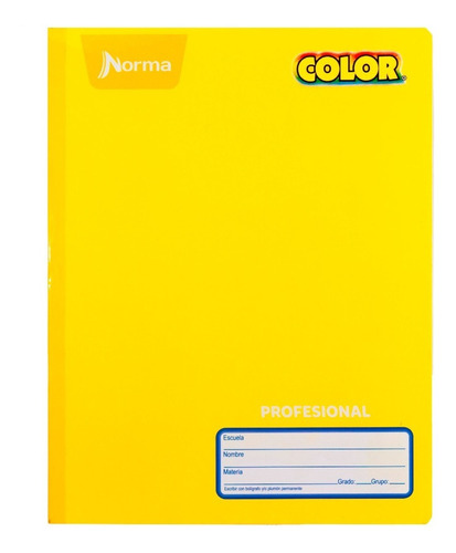 Cuaderno Cosido Profesional Norma 360 Cuadro Alemán 100 Hjs 